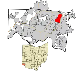 Localisation de Blue Ash