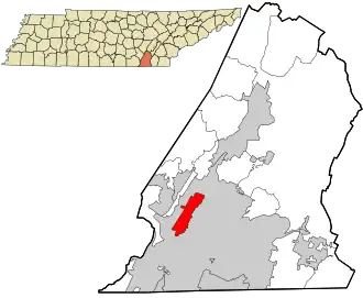 Localisation de Red Bank