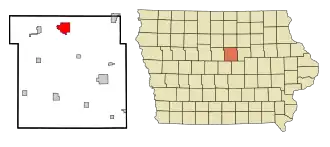 Localisation de Iowa Falls