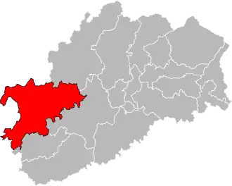 Canton de Dampierre-sur-Salon