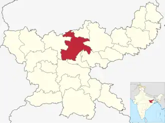 Localisation de District de Hazaribagh