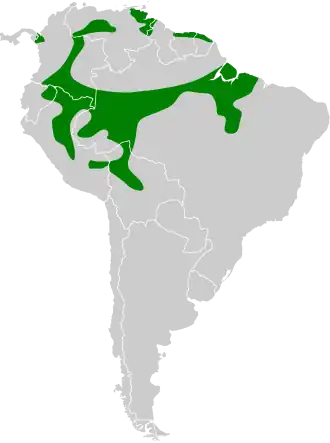 Description de l'image Helicolestes hamatus map.svg.