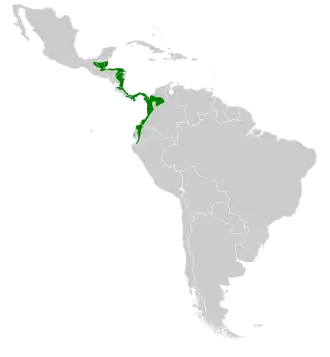 Description de l'image Heliothryx barroti map.svg.