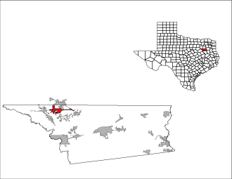 Localisation de Gun Barrel City