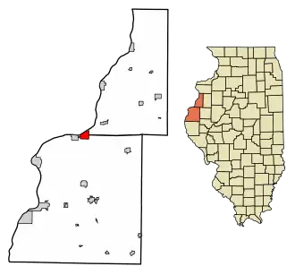 Localisation de Dallas City