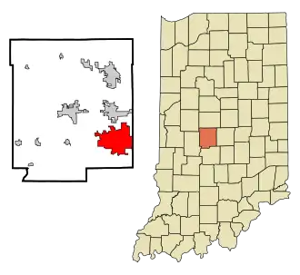 Localisation de Plainfield