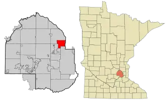 Localisation de Brooklyn Center