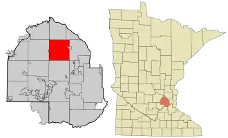 Localisation de Maple Grove