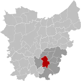 Localisation de Herzele