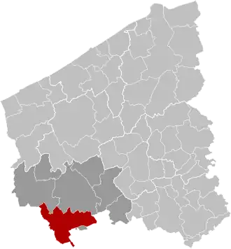 Localisation de Heuvelland