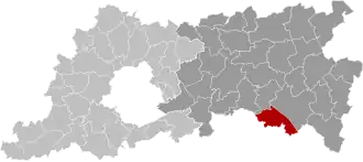 Localisation de Hoegaarden