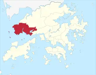 Localisation de Tuen Mun