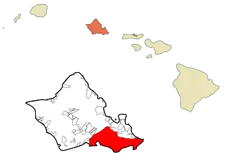 Localisation de Honolulu