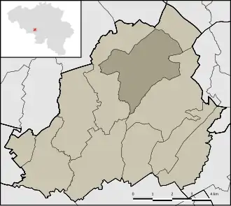 Localisation de Houdeng-Gœgnies