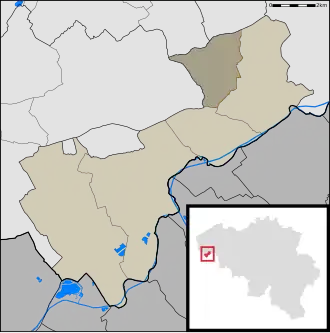 Localisation de Houthem