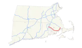 Image illustrative de l’article Interstate 195 (Rhode Island-Massachusetts)