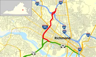 Image illustrative de l’article Interstate 195 (Virginie)