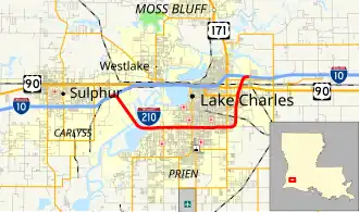 Image illustrative de l’article Interstate 210 (Louisiane)