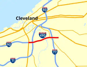 Image illustrative de l’article Interstate 490 (Ohio)