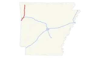 Image illustrative de l’article Interstate 540 (Arkansas)