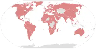 Carte de l'organisation