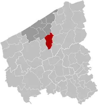 Localisation de Ichtegem
