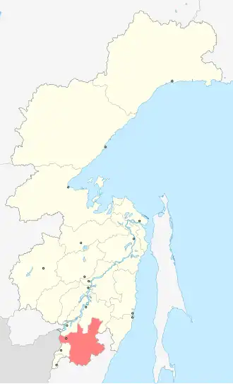 Localisation de Raïon de Lazo