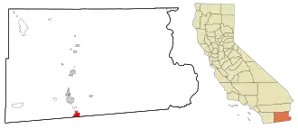 Localisation de Calexico