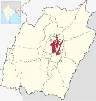 Localisation de District de Imphal oriental