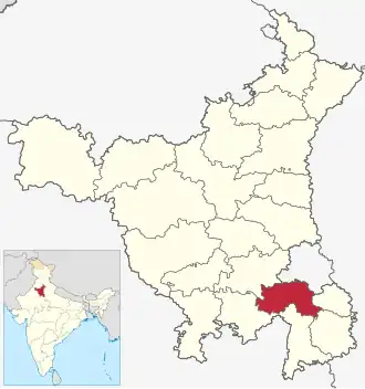 Localisation de District de Gurgaon गुड़गाँव ज़िला