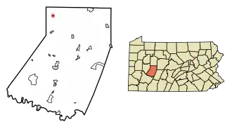 Localisation de Smicksburg