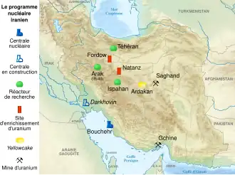 Carte de l'organisation