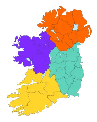 Provinces d'Irlande