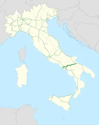 Image illustrative de l’article Autoroute A16 (Italie)