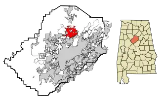 Localisation de Gardendale