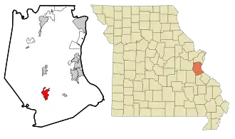 Localisation de De Soto