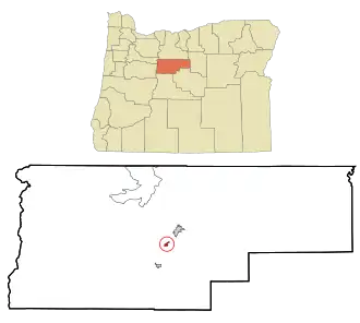 Localisation de Metolius