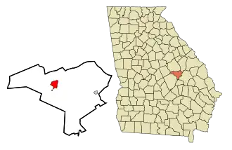 Localisation de Wrightsville