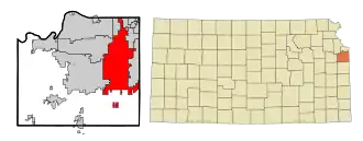 Localisation de Overland Park