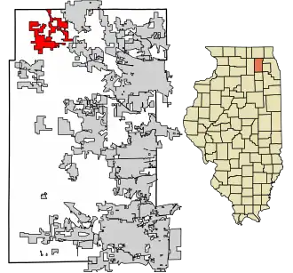 Localisation de Hampshire