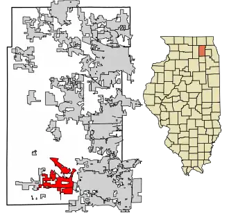 Localisation de Sugar Grove