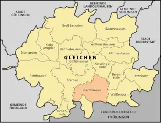 Localisation de Bischhausen