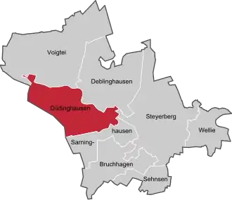 Localisation de Düdinghausen