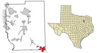 Localisation de Mabank