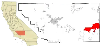 Localisation de California City