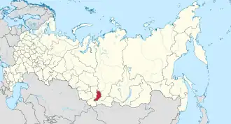 Localisation de République de Khakassie