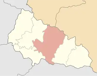 Localisation de Raïon de Khoust