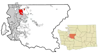 Localisation de Redmond