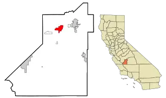 Localisation de Lemoore