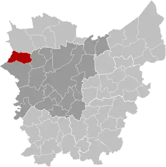 Localisation de Knesselare